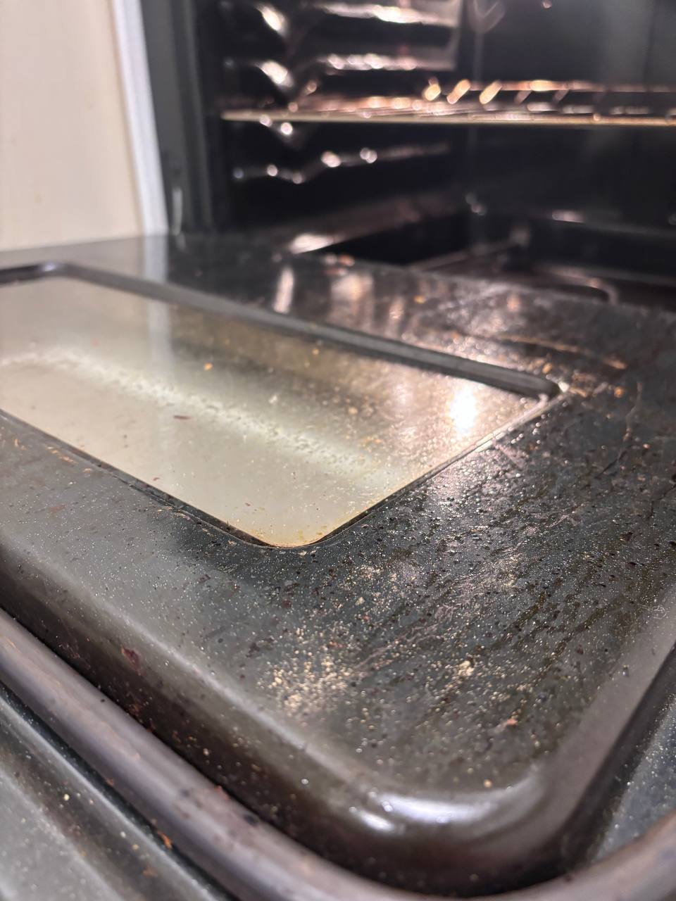 Before — Oven, dirty unit